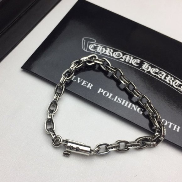 Chrome He@rts Crochet Heart Alphabet Bracelets
